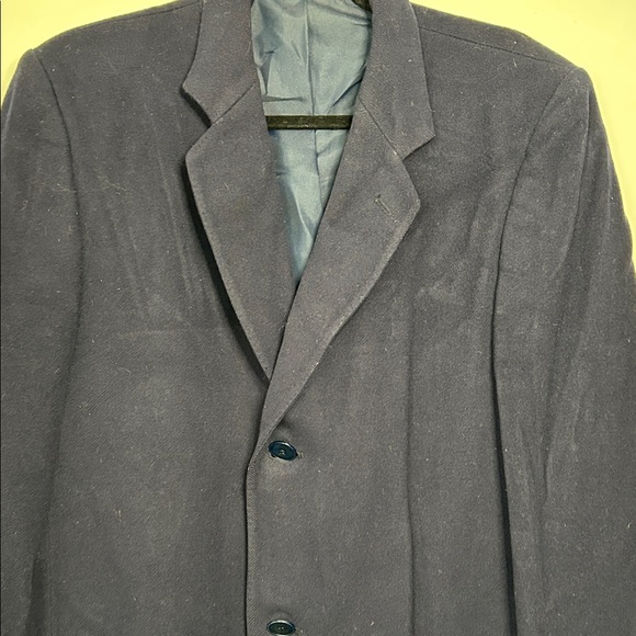 Mr Harry Couture Tailored in England Pure New Wool Trench Coat - Picture 4 of 16